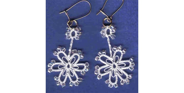 Quintessential Quickie Snowflake Earrings Tattingdigest
