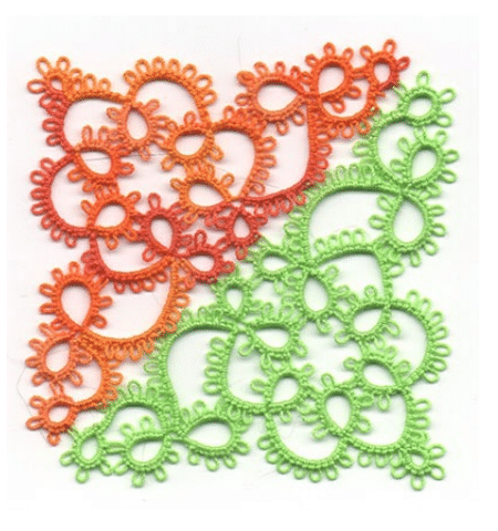 Half-Square Triangle Tatting Motif: A Versatile Free Pattern