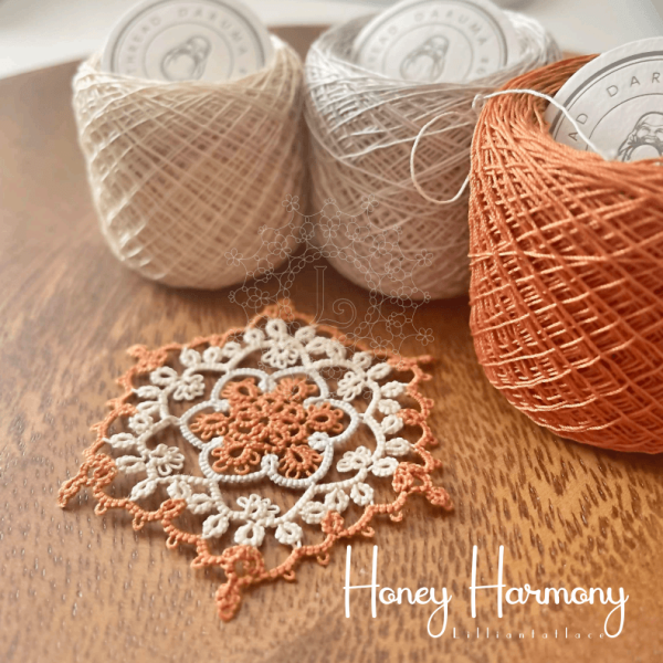 Honey Harmony: A Free Tatting Pattern Inspired by the Hive
